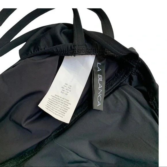 LA BLANCA Blue One-Piece Swimsuit! - Picture 3 of 7